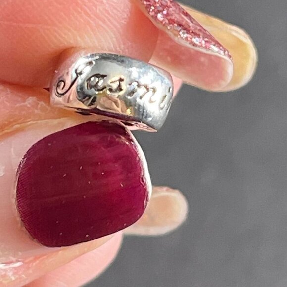 Disney Jasmine Dangling Charm Aladdin Princess Gown Dress Silver Jewelry - Picture 6 of 9